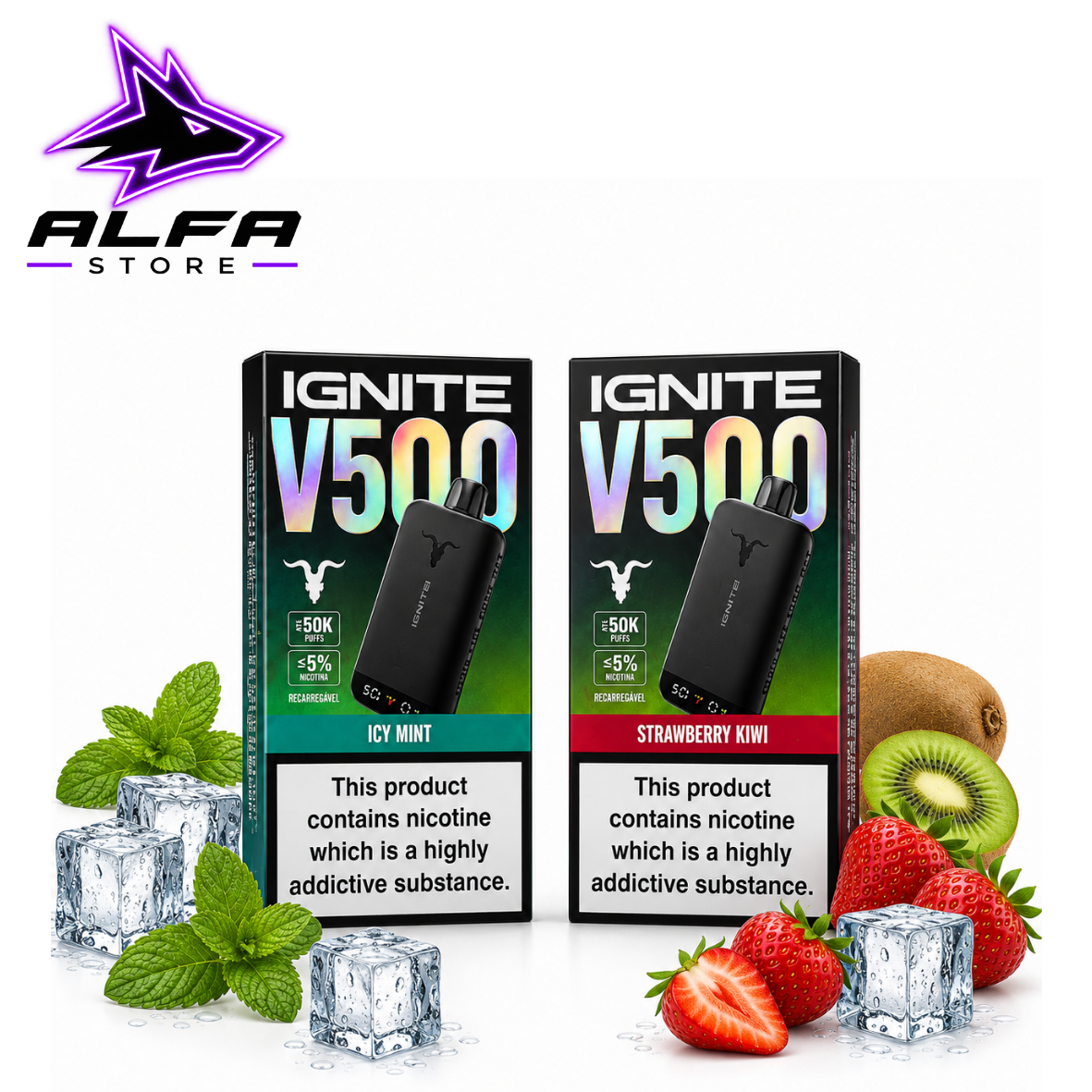 IGNITE V500 - 50.000 Puffs.