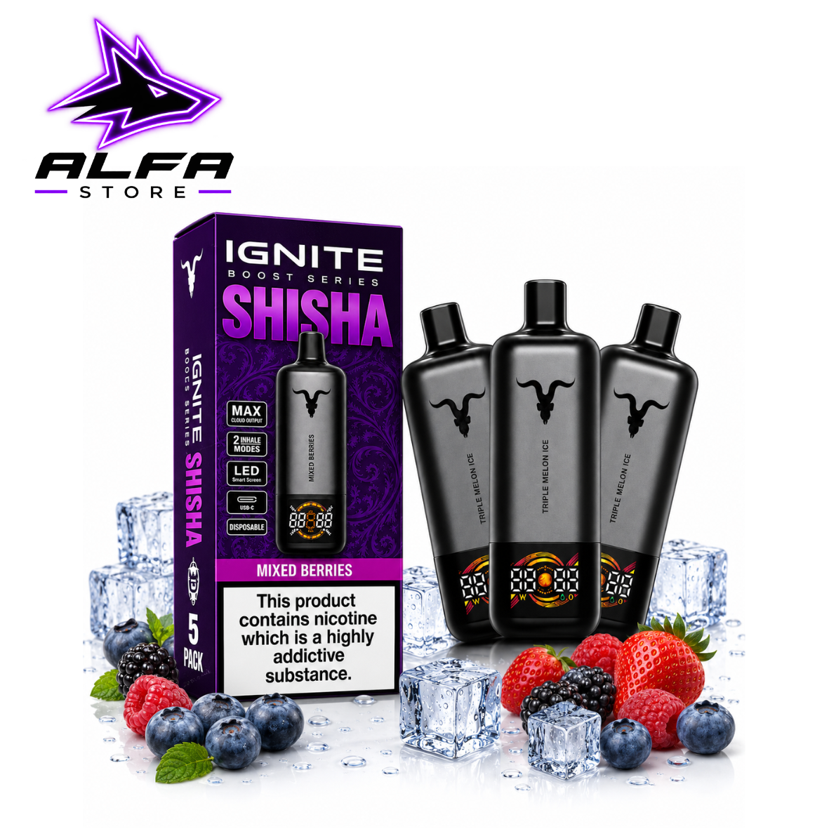 IGNITE SHISHA 40K